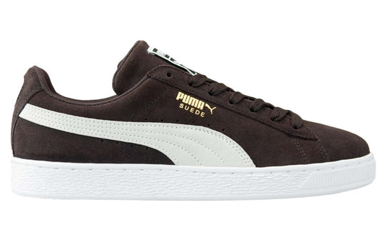 PUMA Suede Classic Low-Top Board Shoes Brown/White 365347-39