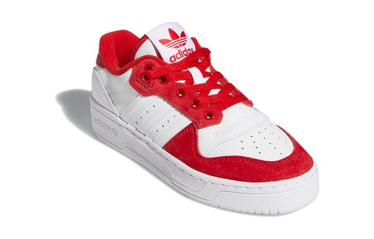 (GS) adidas originals Rivalry Low J 'White Red' FV4948