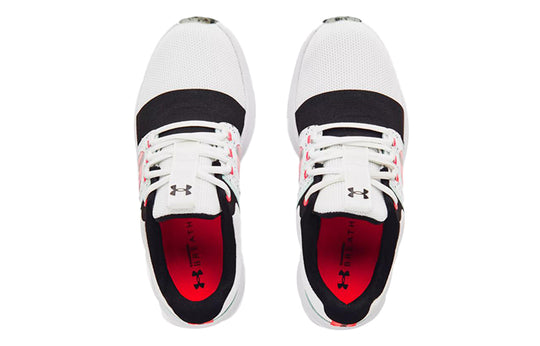 (WMNS) Under Armour Charged Breathe Bliss PS 'White Black' 3024168-100