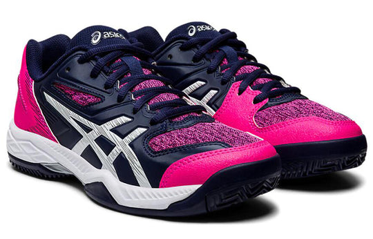 (WMNS) ASICS Gel-Padel Exclusive 5 SG Soft Ground 'Blue Pink White' 1042A004-402