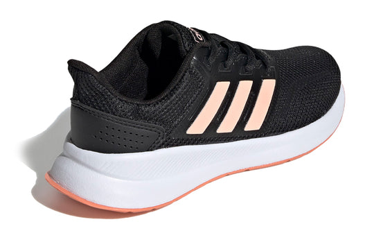 (GS) adidas neo Runfalcon J 'Black White Pink' EE6932