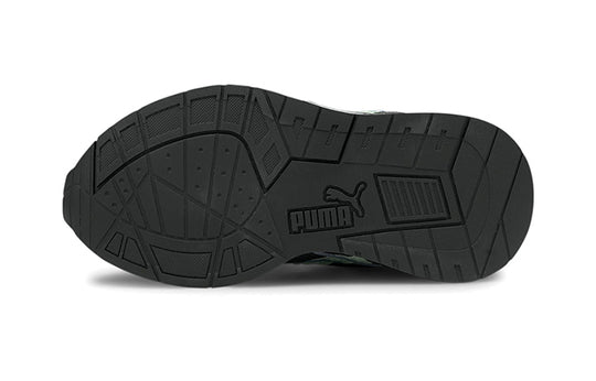(PS) PUMA Mirage Tech Sports Running Shoes Grey/Green/Blue 381946-01