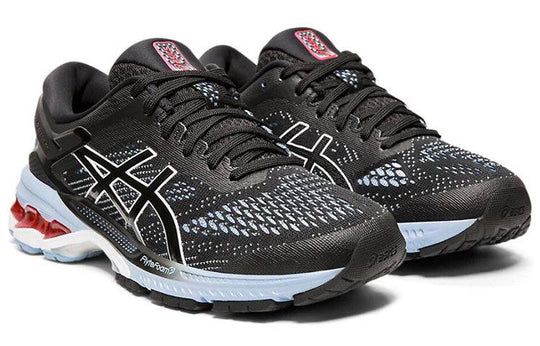 (WMNS) Asics Gel Kayano 26 'Black Heritage Blue' 1012A457-003 Marathon Running Shoes/Sneakers  -  KICKS CREW