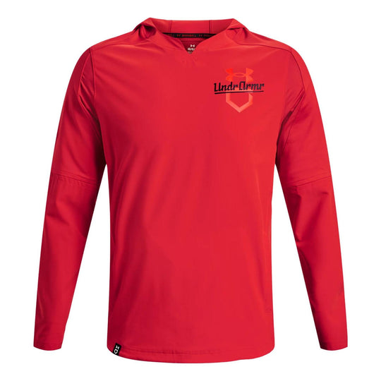 Under Armour Ua Hooded Cage Jacket 'Red' 1374376-600-KICKS CREW