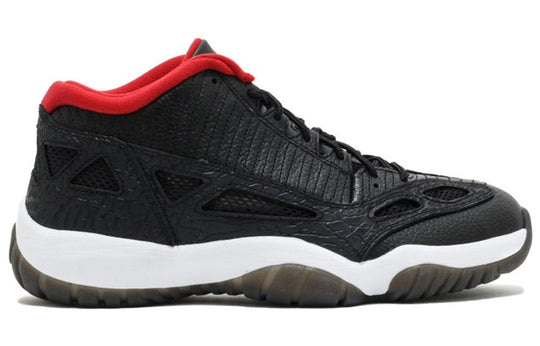 Air Jordan 11 Retro Low 'Black Charcoal Red' 2011 306008-001 Retro Basketball Shoes  -  KICKS CREW