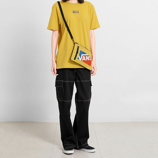 (WMNS) Vans Athleisure Casual Sports Short Sleeve Yellow VN0A4BRJ50X