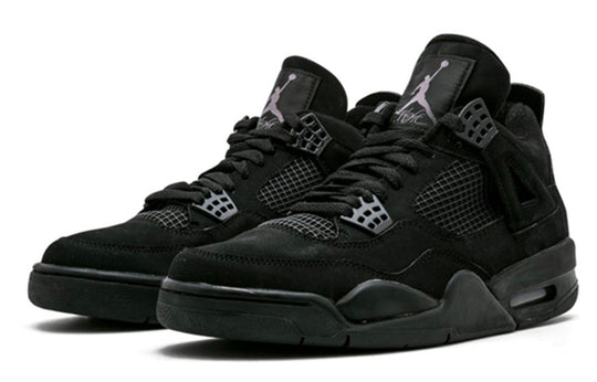 Air Jordan 4 Retro 'Black Cat' 2006 308497-002 Retro Basketball Shoes  -  KICKS CREW