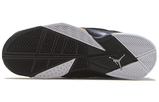 (GS) Air Jordan True Flight 'Black Metallic Gold' 343795-070 Big Kids Basketball Shoes  -  KICKS CREW