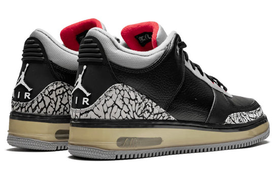 Air Jordan Fusion 3 'Black Cement' 323626-061 Retro Basketball Shoes  -  KICKS CREW