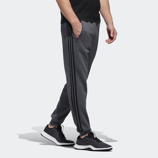 adidas logo Casual Cozy Bundle Feet Sports Pants Gray DW4653-KICKS CREW