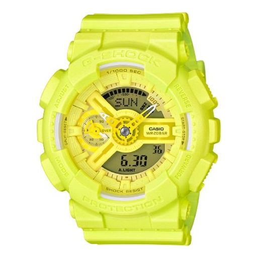 CASIO G-Shock Analog-Digital 'Yellow' GMA-S110VC-9