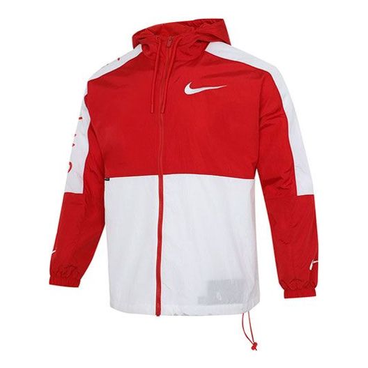 Nike AS M Men's Nike Sportswear Nike Sportswear SWSH JKT Jacket WVN University Red DJ4131-657 Jacket - KICKSCREW